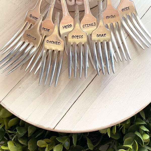 Cheese Forks Etsy