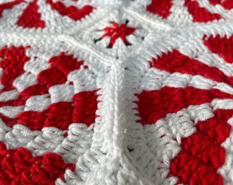 Peppermint Pinwheel Swirl Holiday Red and White Swirl Custom