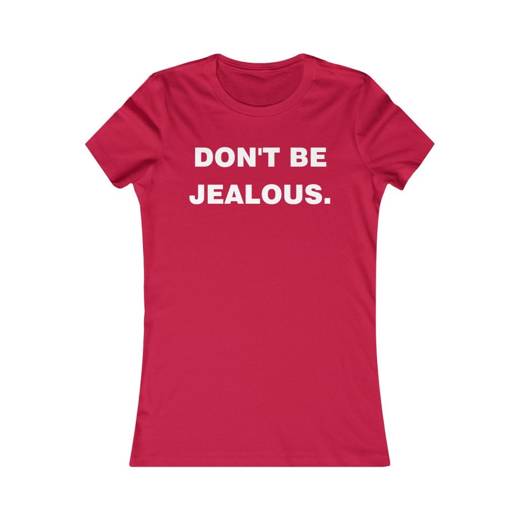 Discover Paris Hilton Don't Be Jealous Y2k Slogan T-shirt