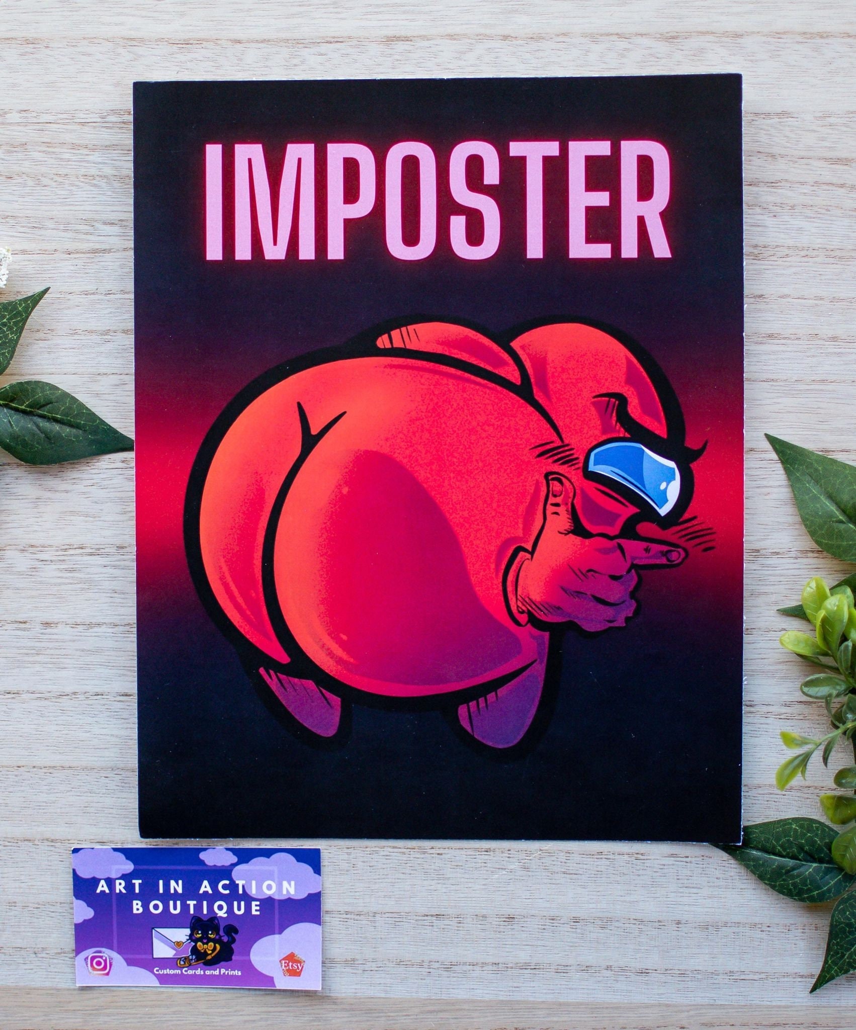 Among Us: Thicc Sus - Meme - Posters and Art Prints