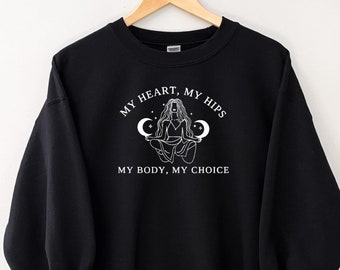 Embroidered My Body My Choice Crewneck Sweatshirt