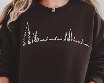 Embroidered "Hoa Hoa Hoa" Sweatshirt, Twilight Inspired Pullover