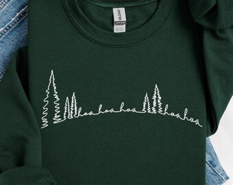 Embroidered "Hoa Hoa Hoa" Sweatshirt, Twilight Inspired Crewneck