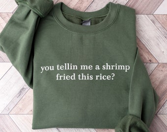 Embroidered Meme Crewneck: Funny Unisex Sweatshirt