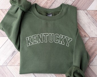 Sudadera bordada de Kentucky: comodidad para el día del partido