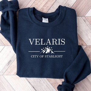 Embroidered Velaris Sweatshirt, ACOTAR Sweater, A Court of Thorns and Roses Shirt, ACOMAF Sweater, A Court of Mist and Fury Sweatshirt, Rhys