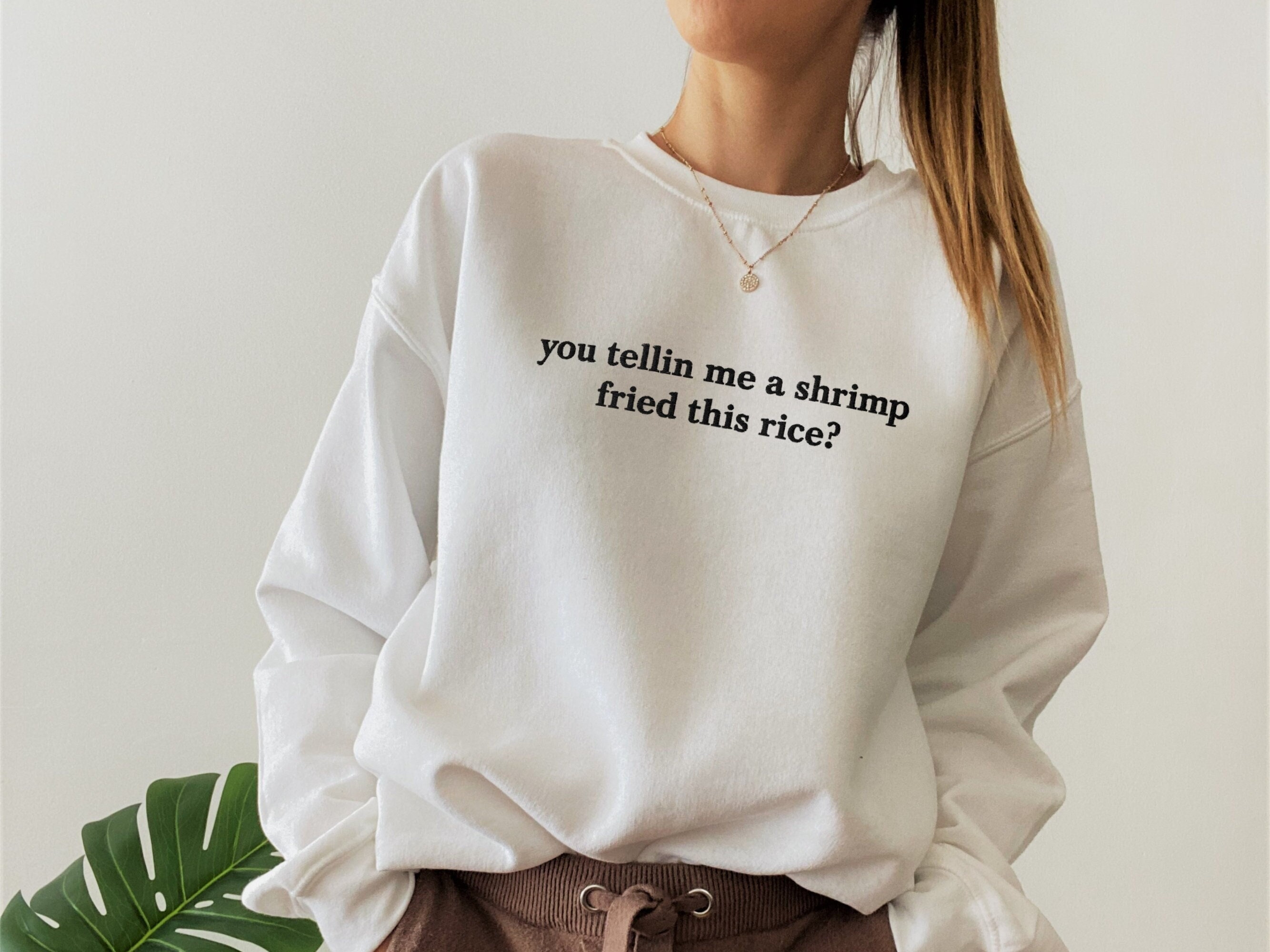 Embroidered Meme Crewneck Sweatshirt: Funny Unisex Sweater