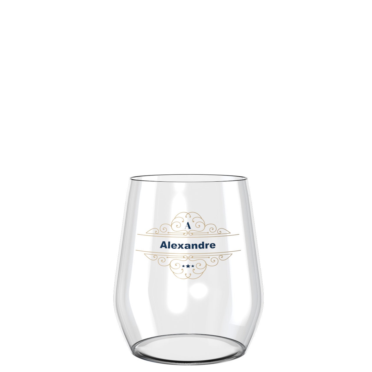 Verre Whisky avec Texte Personnalisé Pour Anniversaire