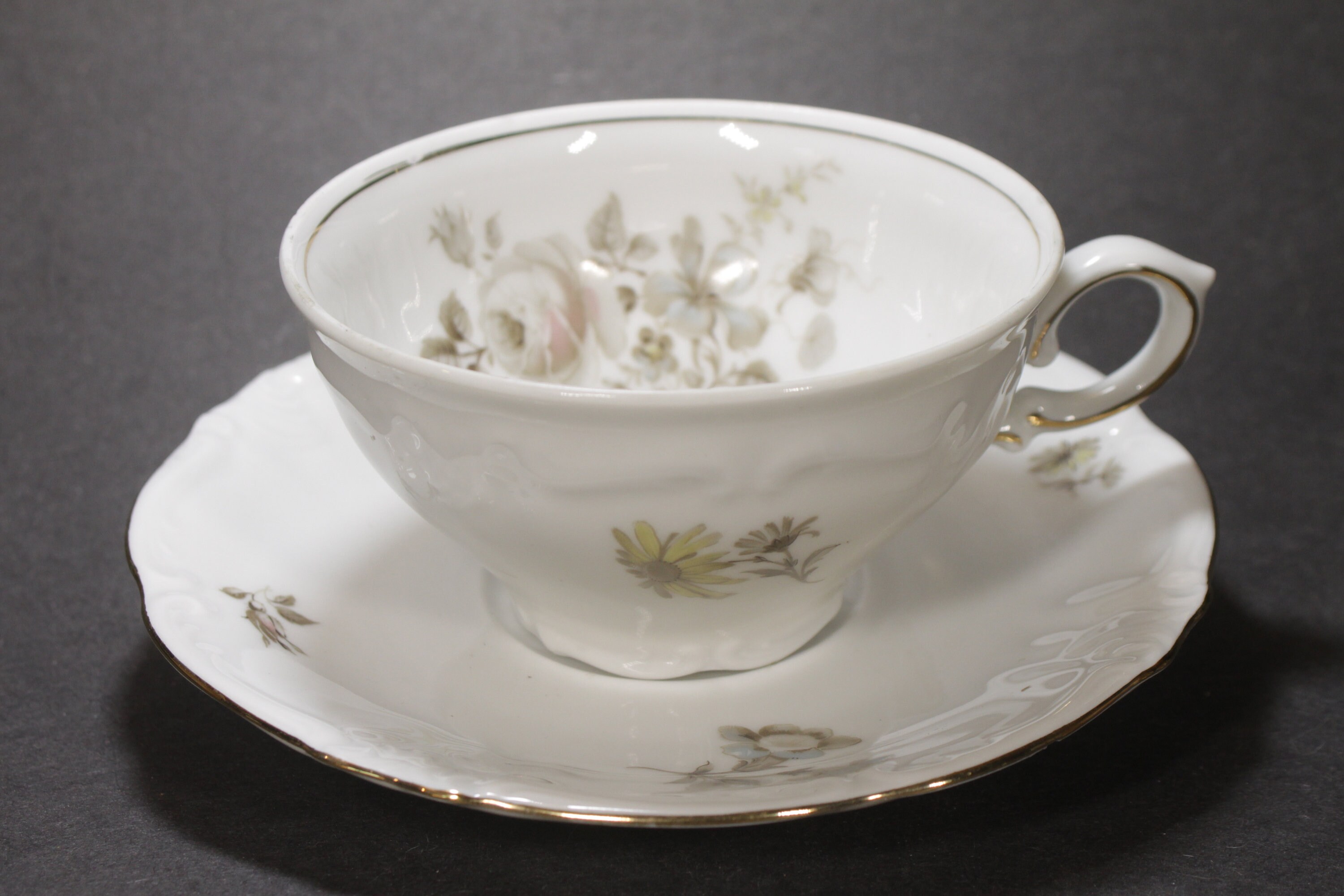 Mug Vintage Mobil Porcelaine Motif Primevère Fleuri Winterling Allemagne