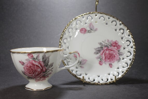 Grantcrest China - Made in Japan - Cup & Saucer Vintage - RARE