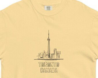 CN Tower Toronto Canada Graphic Tee | Doodle Graphic Tee for Canadians