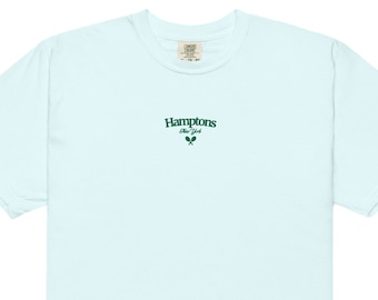 Hampton's Country Club Embroidery Shirt | Tennis Country Club Old Money Aesthetic Shirt