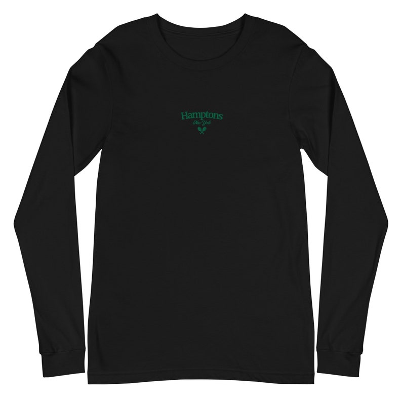 Hampton's New York Embroidered Shirt | Tennis Country Club Old Money Aesthetic Shirt