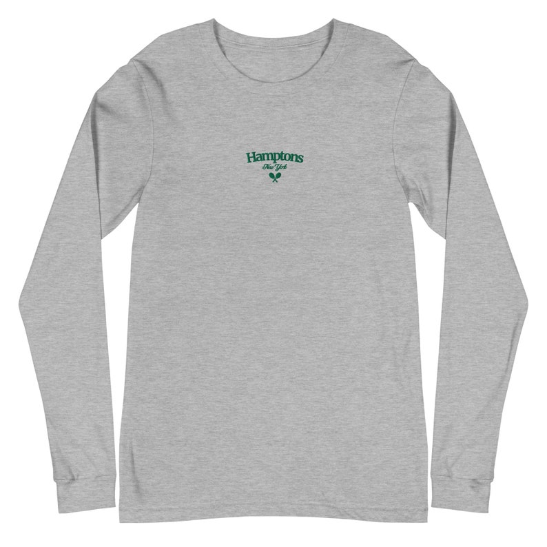 Hampton's New York Embroidered Shirt | Tennis Country Club Old Money Aesthetic Shirt