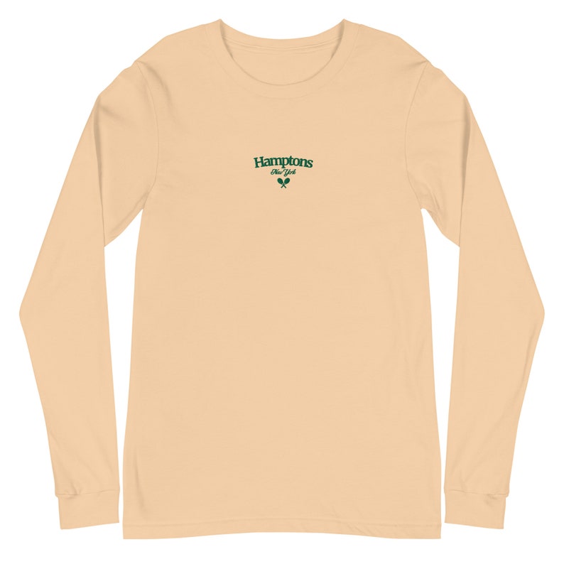 Hampton's New York Embroidered Shirt | Tennis Country Club Old Money Aesthetic Shirt