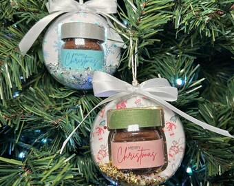 Christmas Ornament | Mini Nutella Christmas Ornament | Chocolate Ornament | Custom Christmas Gift