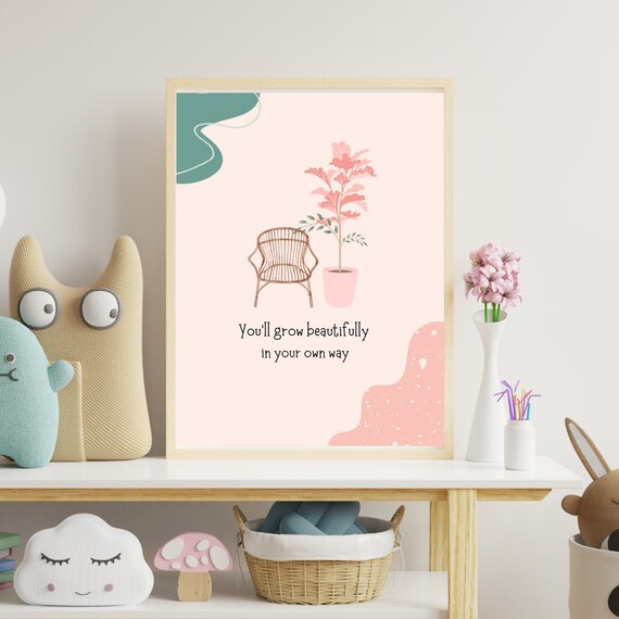 Printable Home Decor Quotes About Life Wallpaper Etsy