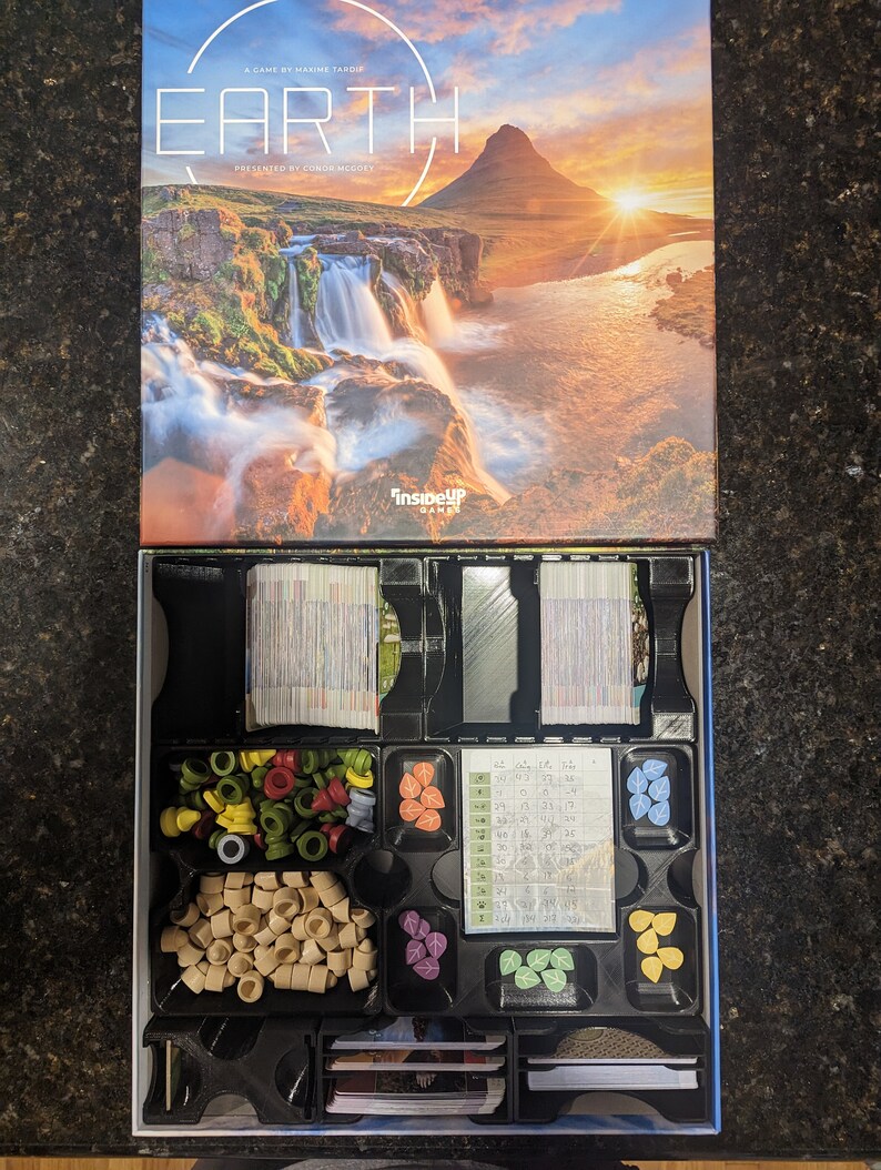 Earth Board Game Board Games Insert Etsy