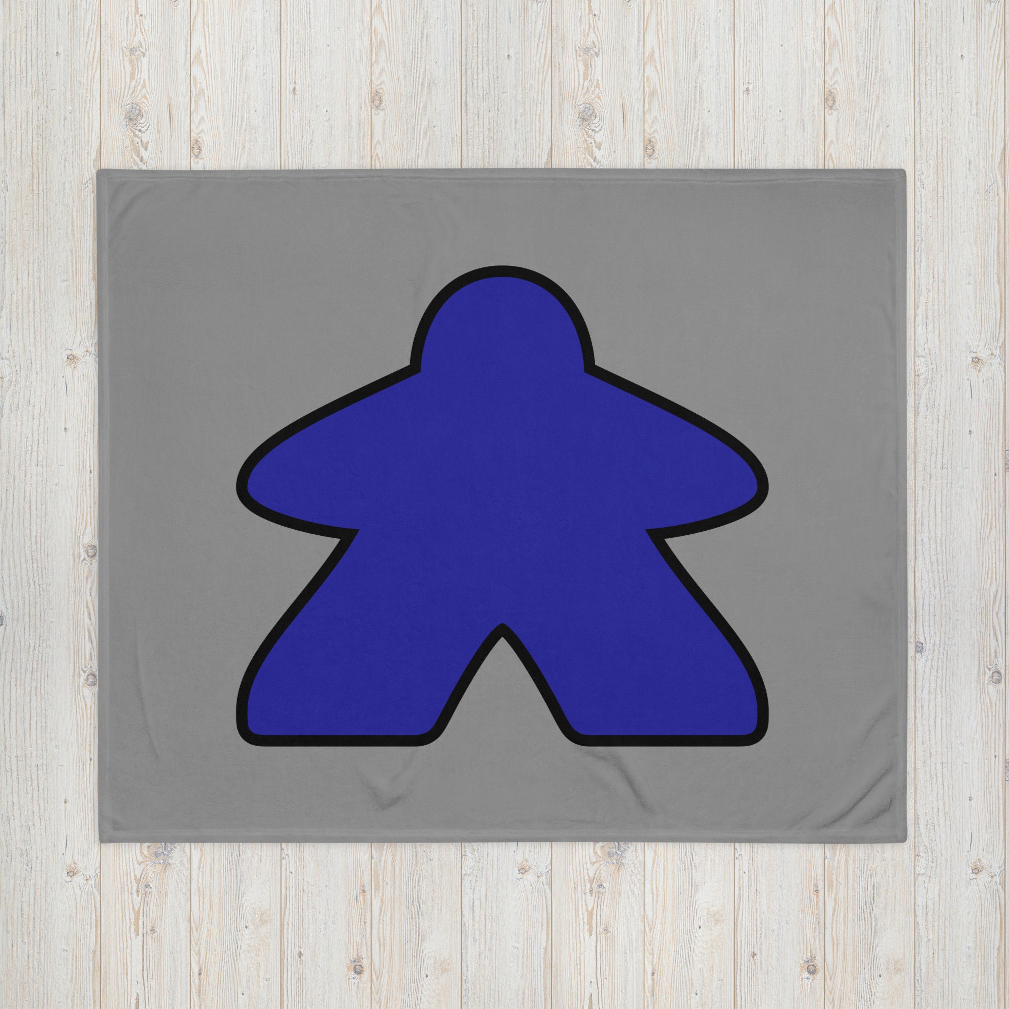 Noble Blue - Blue Plushie Meeple 170mm Soft Meeple