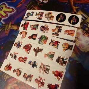 Mvc2 Button Layout MVC2 Mavel Vs Capcom 2 Arcade Button Sticker Decal Inserts - Etsy