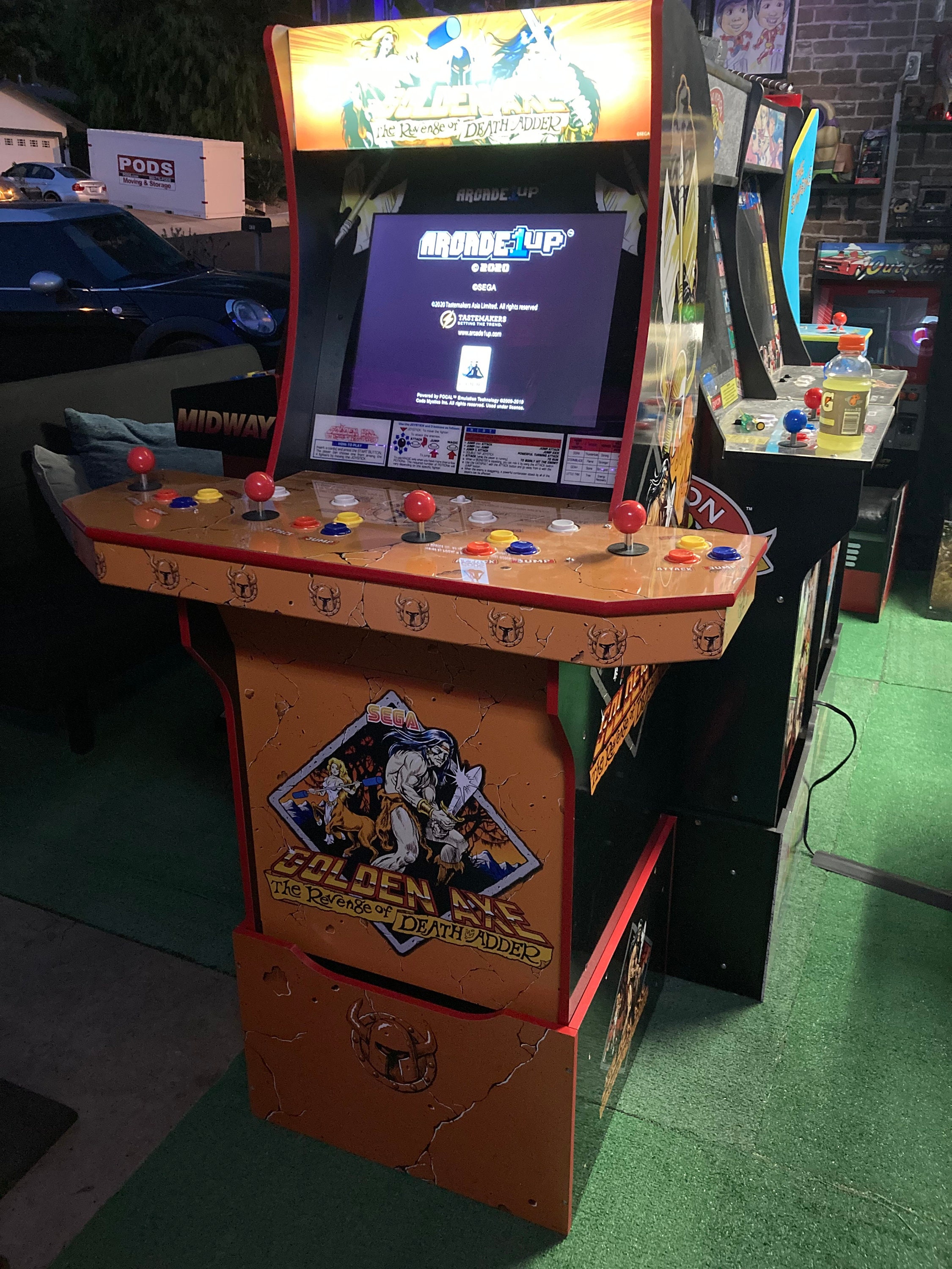 Arcade 1Up Out Run DECALS with 19” SCREEN BEZEL. (ARCADE NOT FOR