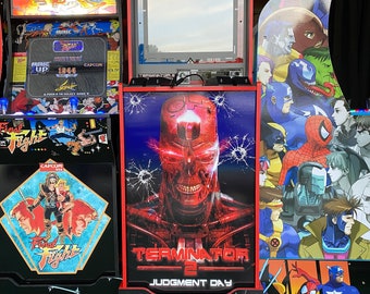 T2 Terminator Judgment Day Front Decal sticker for the Arcade1up Arcade 1up