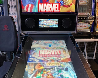 Arcade1up Arcade 1up Star Wars Attack from Mars Marvel South Park Twilight zone Pinball naklejka graficzna na górną płytę fartucha