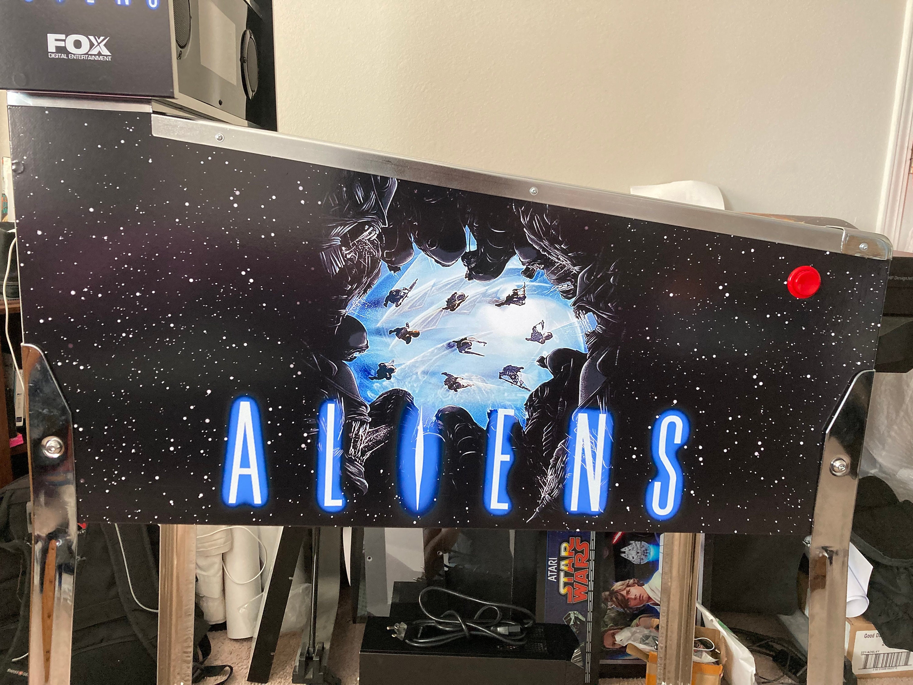 Arcade1up Arcade 1up Pinball Decal Wrap Sticker 7 Piece Set Etsy