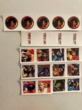 Arcade Button Inserts Stickers Mortal Kombat arcade1up 1up