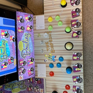 Simpsons Bowling marquee and Deck decals
