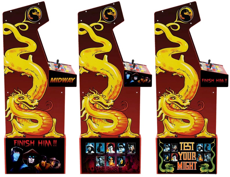 Arcade1Up Mortal Kombat Legacy 30th Anniversary Edition - Screw Hole Caps / Covers (Replacement)