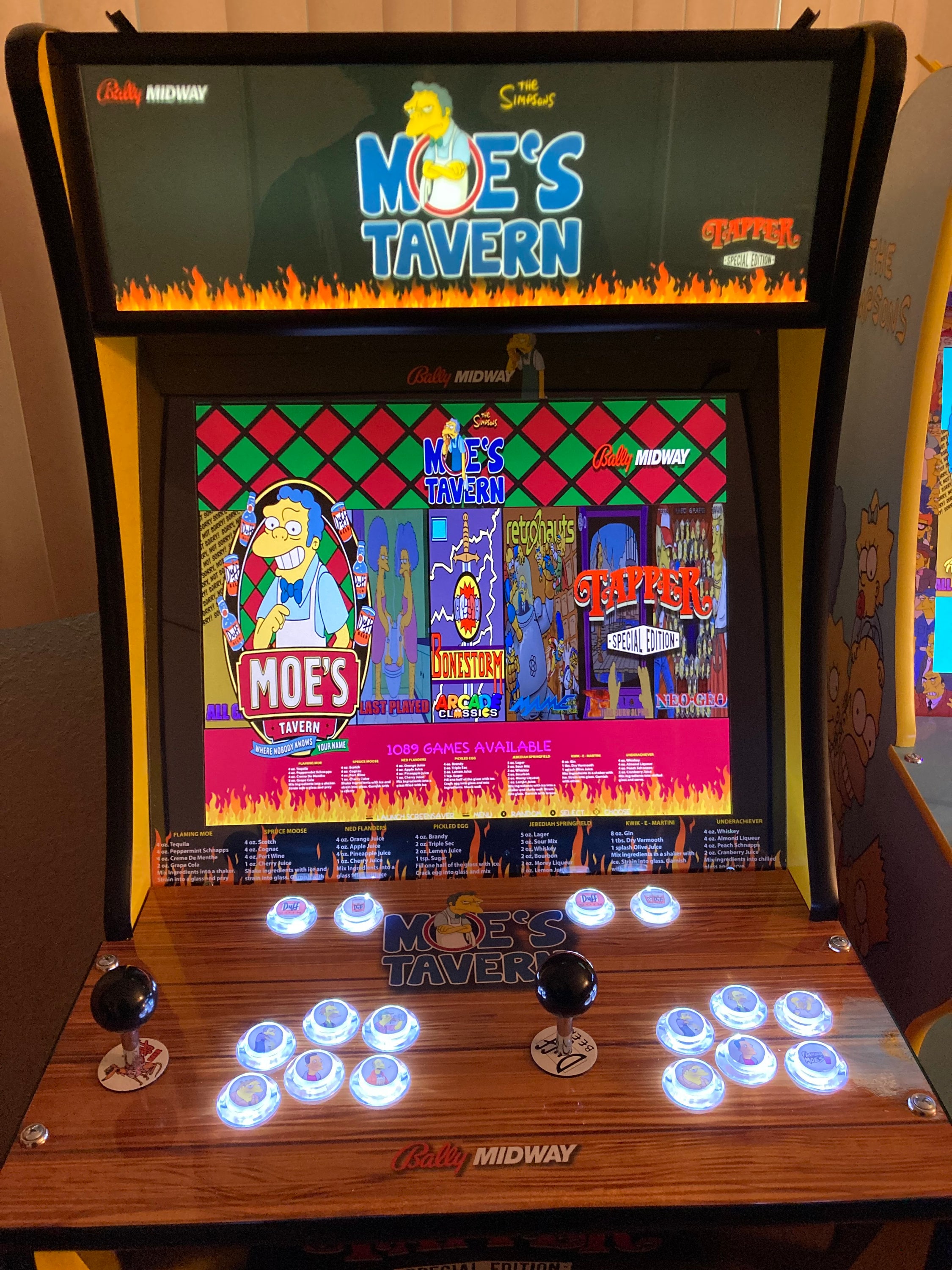 Simpsons arcade 1up - Etsy 日本