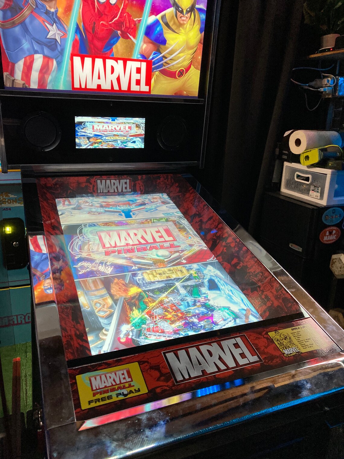 Arcade1up Arcade 1up Pinball Star Wars Bezel 4 Piece Decal Set Etsy