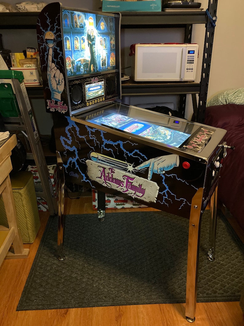 Arcade1up Arcade 1up Pinball Decal Wrap Sticker 8 Piece Set Etsy