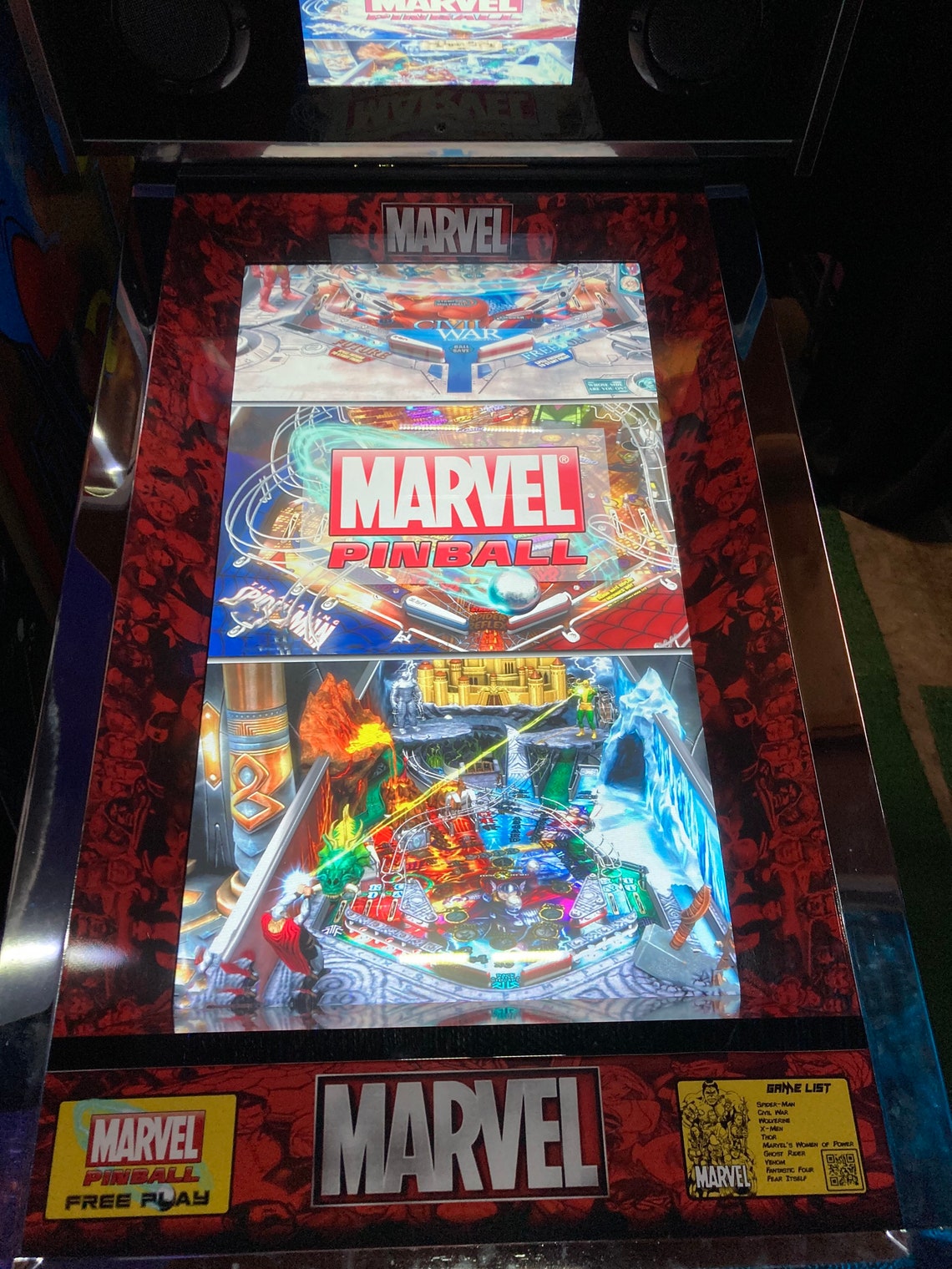 Arcade1up Arcade 1up Pinball Star Wars Bezel 4 Piece Decal Set Etsy