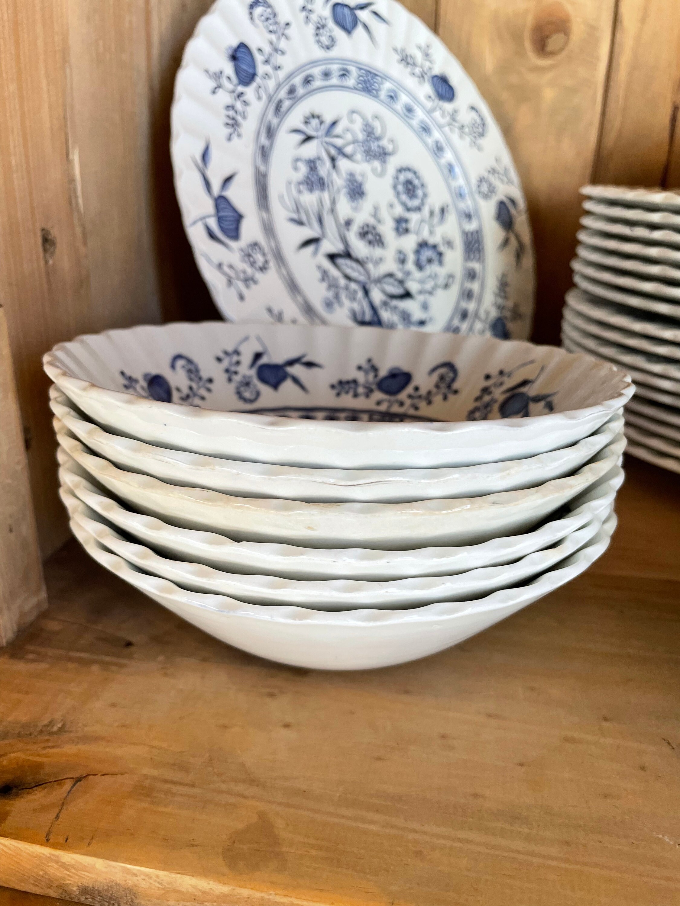 Vintage J & G Meakin Classic White Blue Nordic Dinner Pieces Etsy