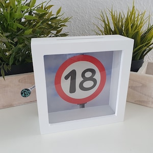 Picture Frame Money Box &quot;18&quot; 15 cm