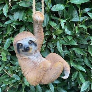 Garden figure sloth figure for hanging 28 cm, figure for the garden