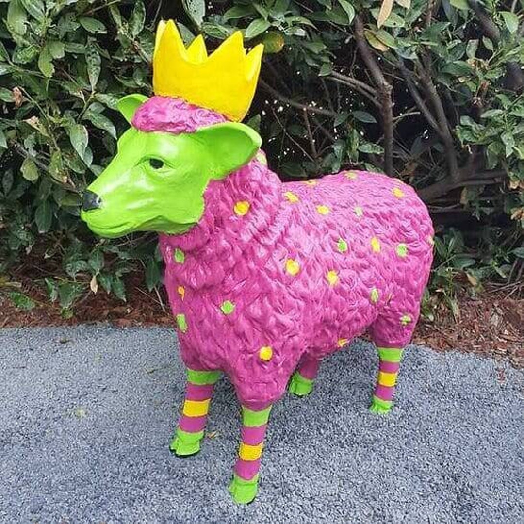Bunte Deko Schafe Fur Garten