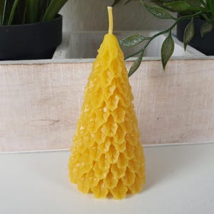 Bienenwachskerze Tannenbaum als Kerze 9 cm