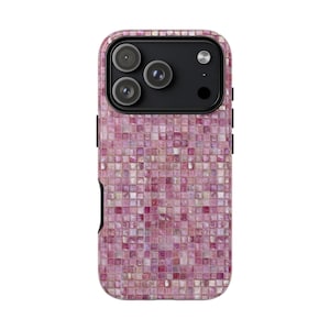 FUSCHIA TREASURE TILES Phone Case for iPhone