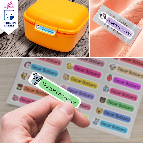 Cute Name Labels for Kids Schoolcustomizable Cloth Labels Etsy Australia