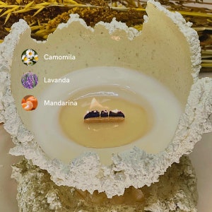 Vela Bebé naturales para bebes soja cemento artista aromaterapia con aceites esenciales de Lavanda, Camomila y Mandarina imagen 10