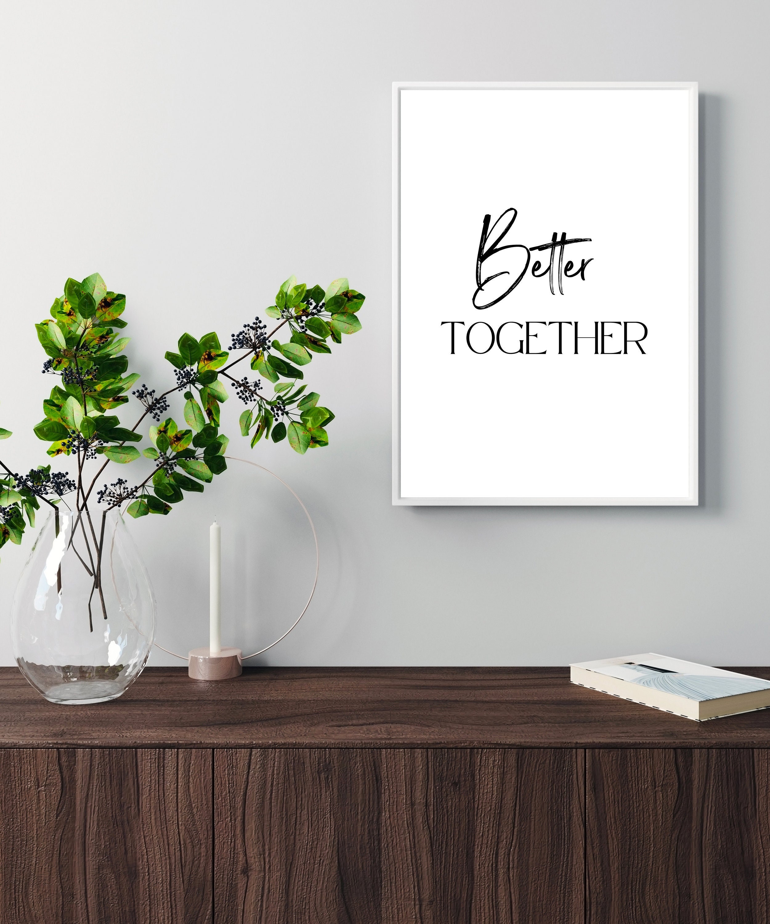 Better Together - Affiche Minimaliste