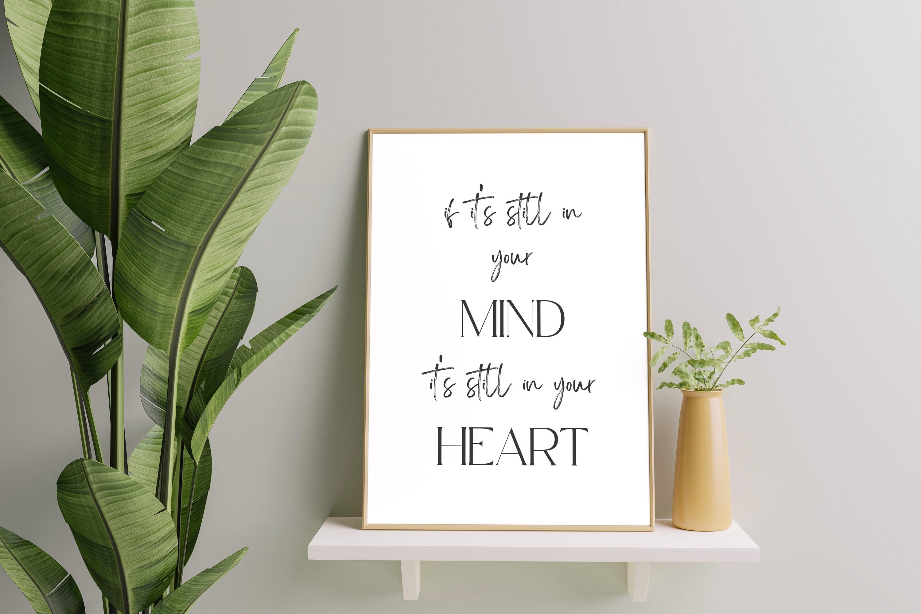 In Your Heart - Affiche Minimaliste