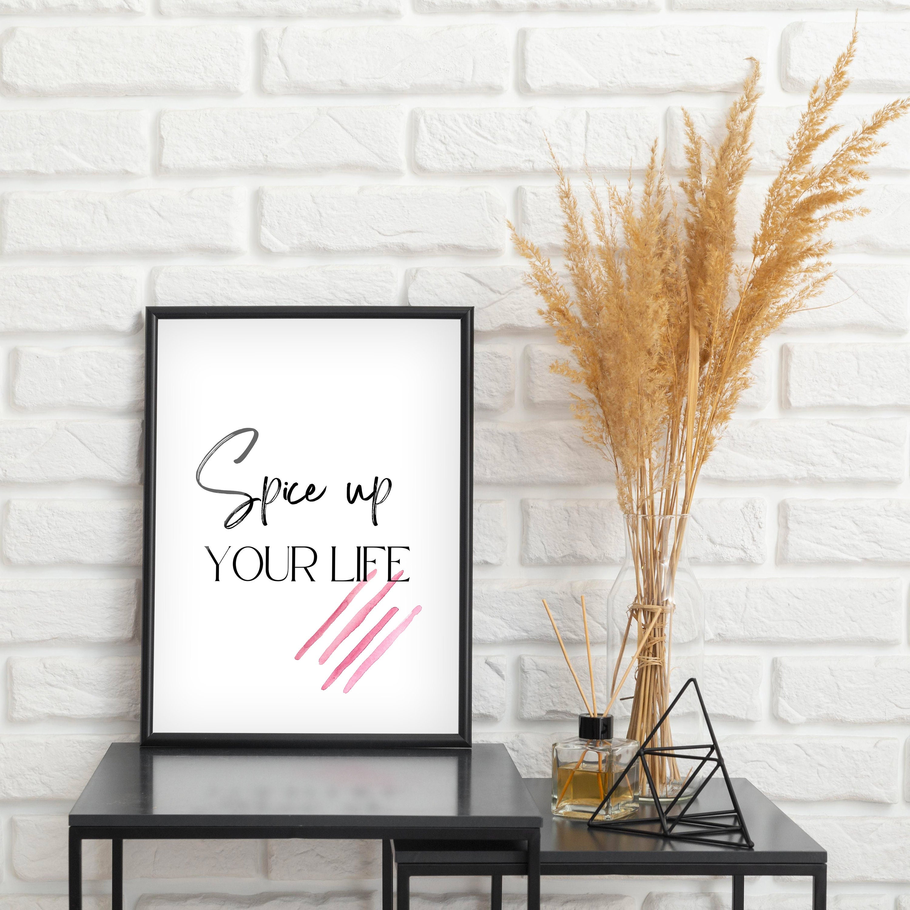 Spice Up - Affiche Minimaliste