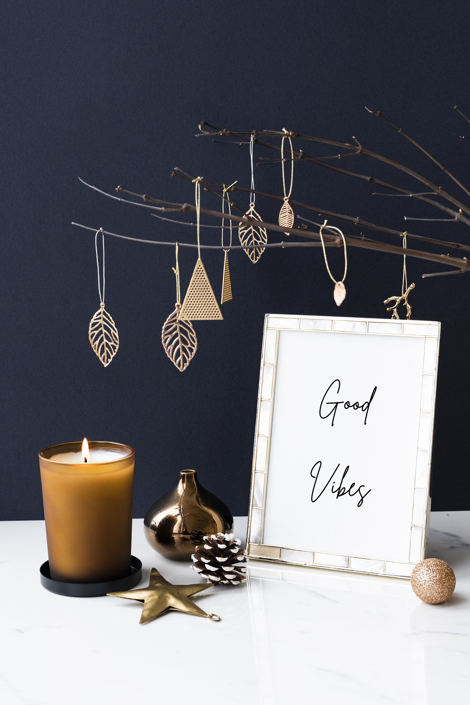 Good Vibes - Affiche Minimaliste