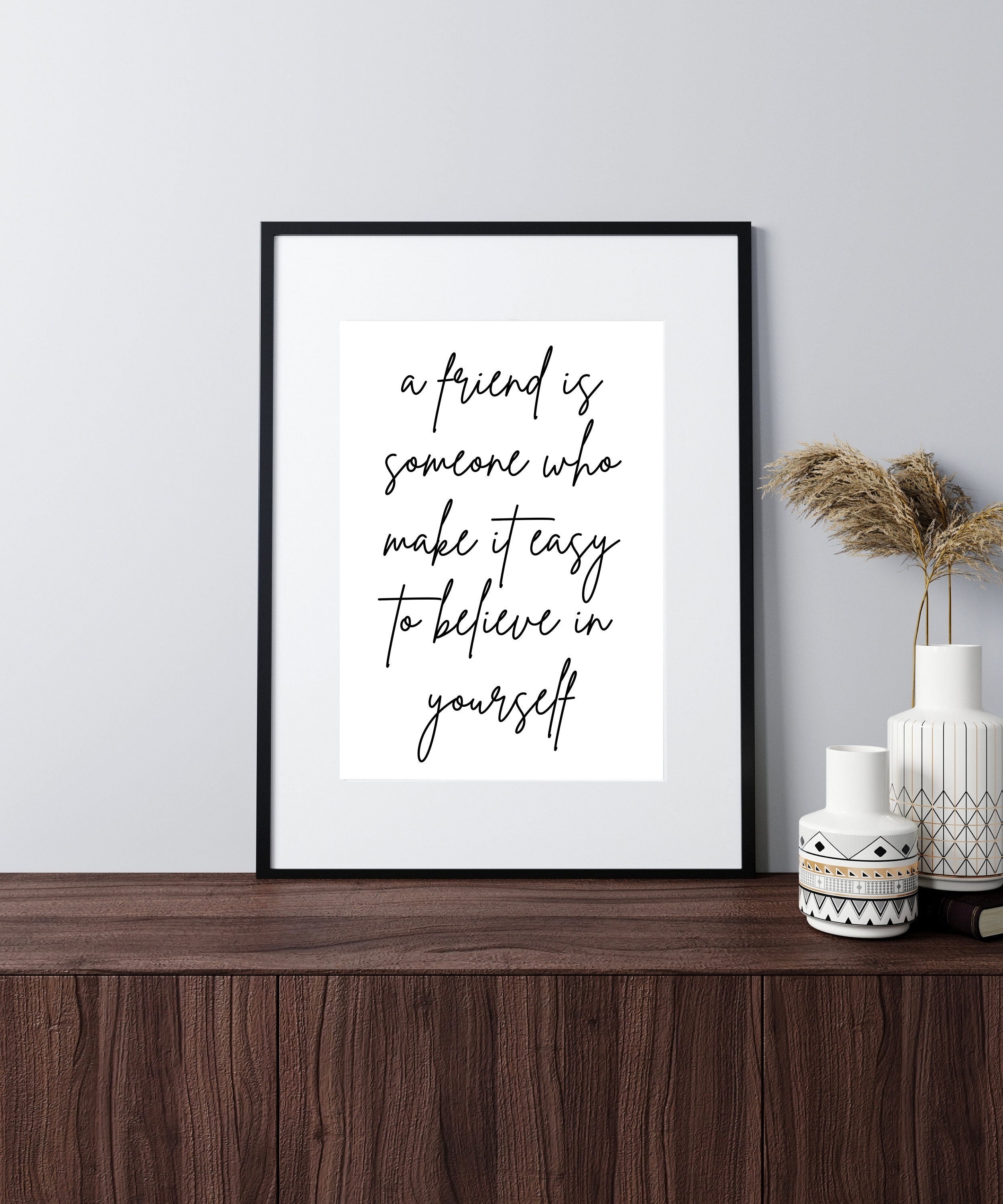 Friendship - Affiche Minimaliste