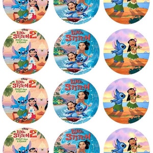 Lilo Stitch Party Templates, Lilo & Stitch Birthday Decor, Party Favors,  Goodie Bag Labels, Fruit Snacks, Cupcake Toppers, Pringles Label 