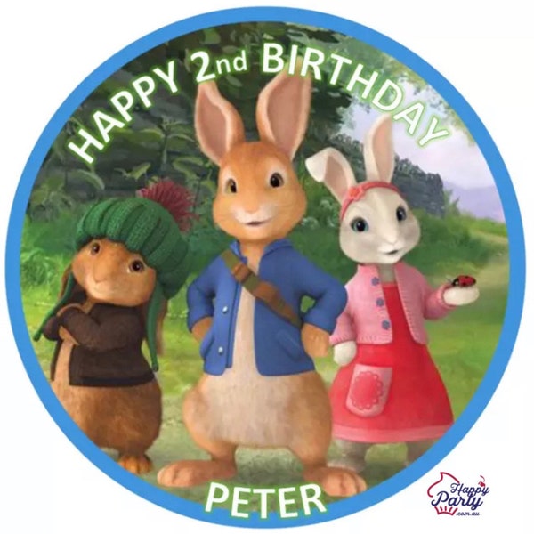 Peter Rabbit Cake Topper Etsy Australia